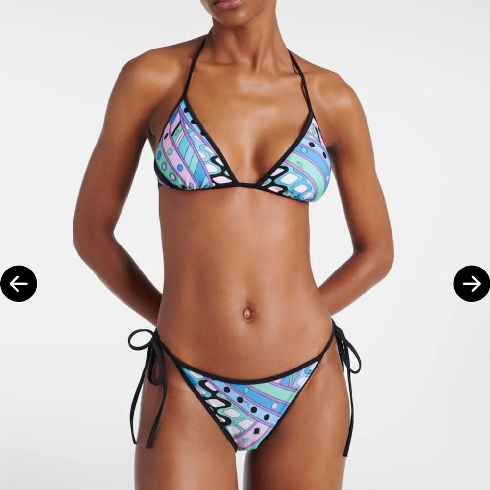 Colorful Patterned Bikini Set
